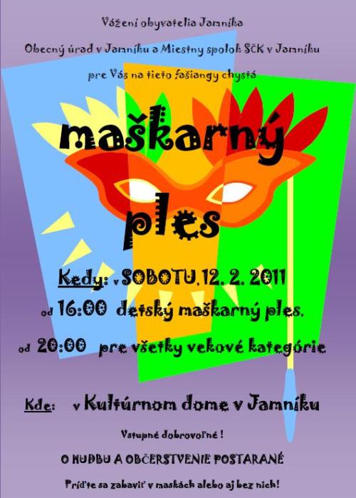 Maškarný ples 